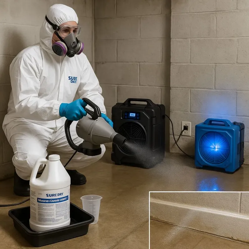 Sanitization and Odor Removal process in Culloden, WV