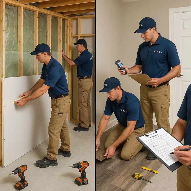 Repairs and Reconstruction process in Culloden, WV